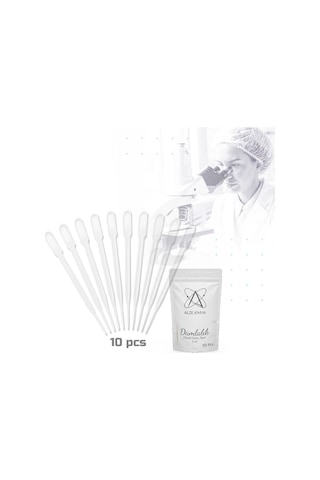 Laboratuvar Için Pastör Pipeti - Şişe Damlalık 10lu Paket