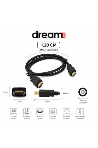 Nova 2 Hdmi Kablosudur. 1,20cm