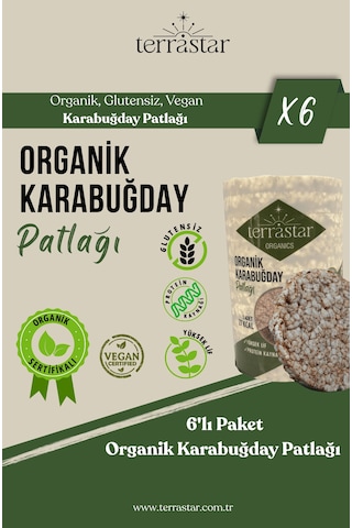 Terrastar Organik Karabuğday Patlağı 6'lı
