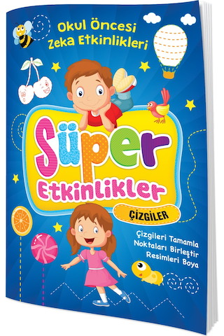 Ema Süper Etkinlikler Çizgiler Okul Öncesi Zeka Etkinlikleri