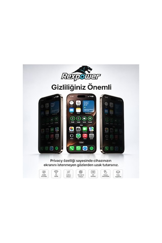 Apple iPhone 18 Uyumlu 9h Hd+ Siyah Kenar Border Lı Hayalet Cam Ekran Koruyucu - 938239785