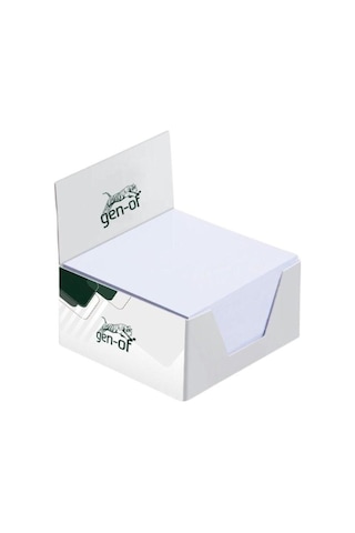 Gen-Of 8 x 8 Kutulu Beyaz Küp Not