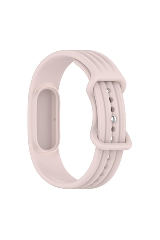 Caseonn Google Fitbit Air Kordon Premium Silikon Spor Kayış Pudra