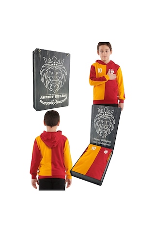 Galatasaray Metin Oktay Çocuk Sweat Kişiye Özel Kutulu 001