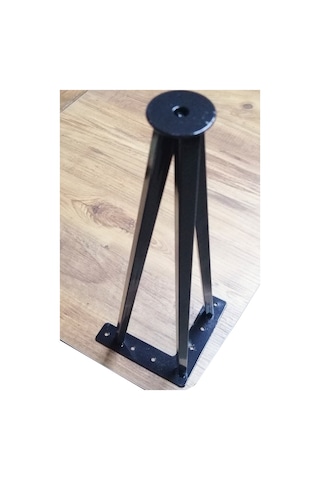 Evnalia Evnalia Metal Boru Ayak Kütük Masa Orta Sehpa Kalın Zigon Ayağı