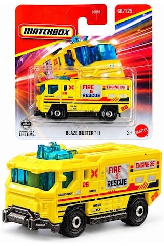 Matchbox 1:64 Tekli Arabalar Blaze Blaster Iı Jhp47