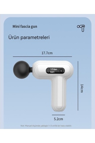 Spor Ayarlanabilir Darbe Taşınabilir Masaj 3cu510 Çok Renkli