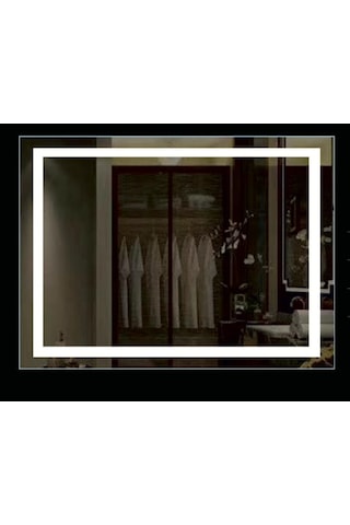 Brat 80x100 Cm. Buğu Çözücülü Dokunmatik Led Ayna Düz Ayna