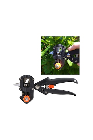 Sones Profesyonel Aşılama Alet Seti Budama Makası Fide Aşılama Makinesi Üç Bıçaklı Aşılama Cihazı, Bir Çapraz Bıçak, Bir Anahtar