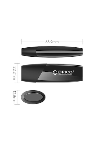 Orıco Type-c Usb3.2 Gen1 128gb Usb-c Flash Bellek Siyah