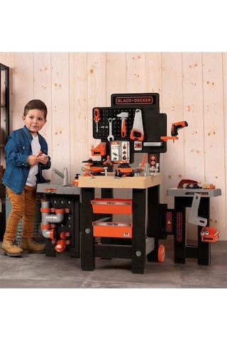 Smoby Black & Decker Büyük Çalışma Tezgâhı 360744