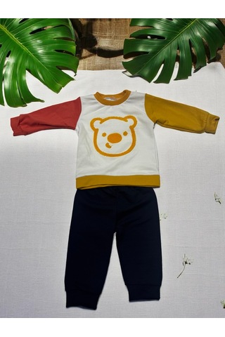 Çok Renkli İki İplik Takım Sarı