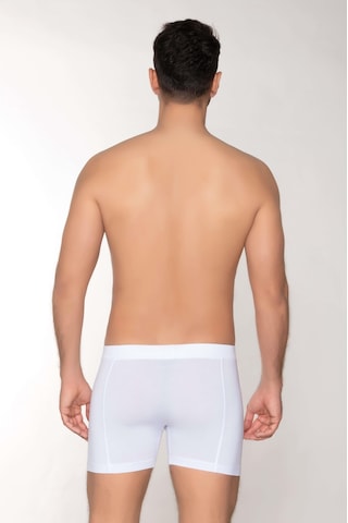 Dowry Erkek Modal Boxer Gizli Lastikli Beyaz Beyaz