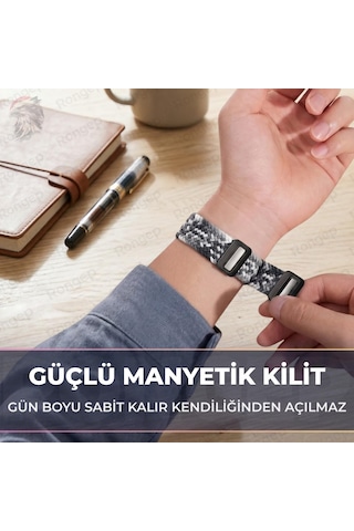 Lexroo Xiaomi Mi Band 10/9/8 İle Uyumlu Kordon Manyetik Toka Meka
