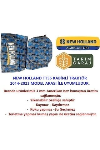 New Holland Td 90 D Tarla Tipi Traktör Kılıfı Branda - Kaporta Ve Koltuk Kılıfı+çamurluk Kılıfı
