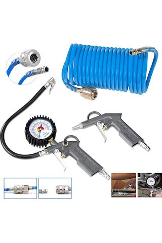 PROXTECH  Kompresör Saatli Lastik Şişirme Hava Tabancası