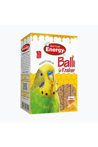 Energy Ballı Muhabbet Kuşu Krakeri - 10'lu 10 Adet Energy Ballı Muhabbet Kuşu Krakeri - 10'lu 10 Adet