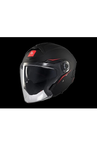 Mt Cosmo Sv Solid A1 Mat Siyah Açık Kask Mat Siyah