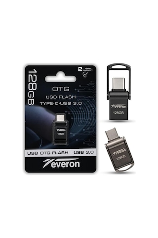 Everon 128gb Typec Usb Otg 3.0 Metal Flash Bellek