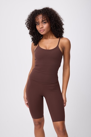 Intense Extrafıt Atletik Spor & Aktif Yaşam Atlet Tank Top -2804 Koyu Kahve
