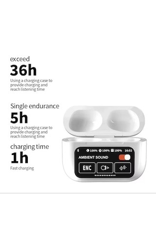 Hobimtek HP-695 Bluetooth 5.2 Led Ekranlı Kulak İçi Kulaklık