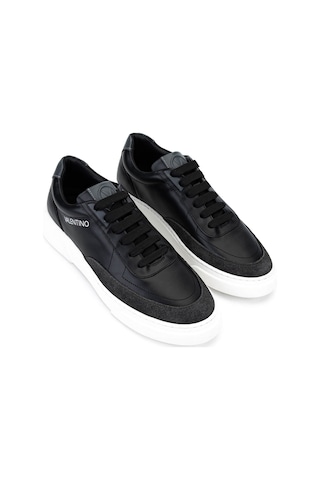 Mario Valentino Erkek Hakiki Deri Siyah Sneakers & Spor Ayakkabı 1040 92s3912 Erk Ayk Sk25-26 Black/grey Siyah