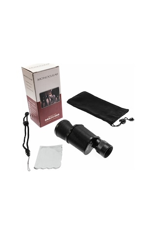 Baigish 10x40 Tek Gözlü Korsan Dürbün - 1000m/66m - Rus M Siyah