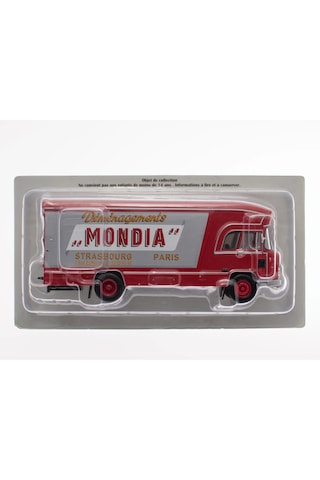 1:43 Atlas 1971 Berliet Gbk6 Truck Mondia