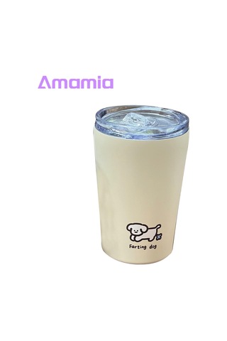 Amamia Termal Fincan Taşınabilir Kış Kapalı Açık Kahve Süt Su Termos Bardak