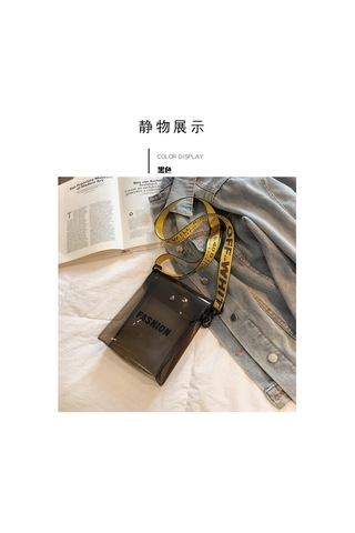 Gülen Yüz Çocuk Çantası Kore Tarzı Moda Göğüs Çanta Rahat Crossbody Çanta Siyah