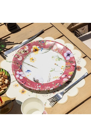 Luna Kağıt Tabak 26 Cm 12'li Paket Beyaz