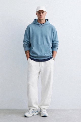 Barrels And Oıl Erkek Kapüşonlu Kanguru Cepli Sweatshirt - Mavi S.mavi S.mavi