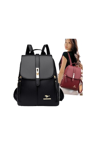 Mavi Sırt Çantası Kadın Basit Moda Kadın Sırt Çantası Işe Gidip Geliş Büyük Kapasiteli Tek Omuz Eğlence Çantası Mavi