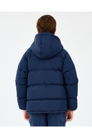 Skechers B Puffer Jacket Büyük Erkek Çocuk Lacivert Mont Sk2520054-3601 Lacivert