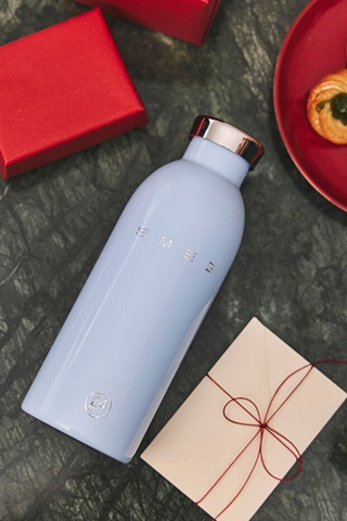 Smeg 50's Style Retro Clima Bottle Wbf01 500 Ml Çelik Termos Mavi