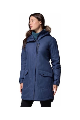 Columbia Suttle Mountain Long Insulated Kadın Mont-8802 Lacivert