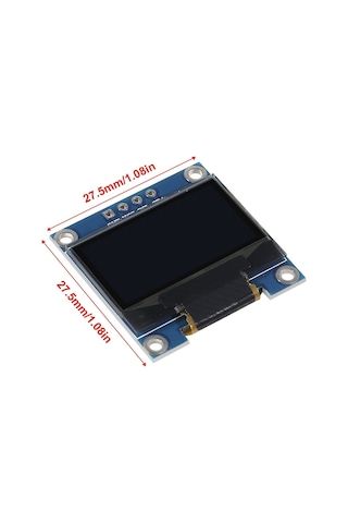 128X64 Oled Grafik Ekran 0,96 İnch 4 Pin Mavi