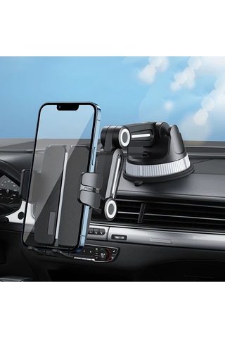 Honeybeeshop Güçlü Emişli Araç Telefon Tutucu - Ayarlanabilir Kol Ve Döner Taban Car Phone Holder