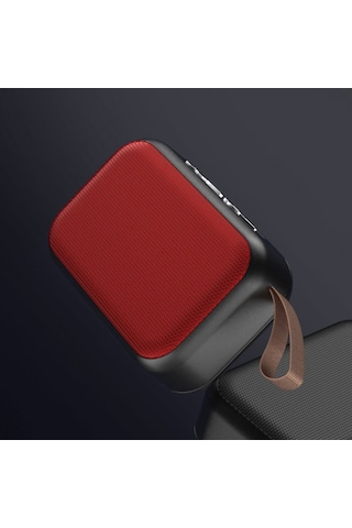 Suofeng Gri Minik Taşınabilir Bluetooth Hoparlör - Dışarıda/içeride Kullanım, Fm Radyo, Kart Okuyucu, Zeki Bass Ses Sistemi