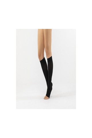 Vizor Comfort Seri Orta Basınçlı 23 - 32 Mmhg Diz Altı Çorabı Burnu Açık
