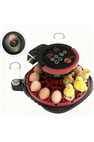 Akıllı Kameralı Kuluçka Makinesi - 12'li