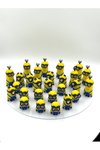 Minions Figür Oyuncak Seti 27 Li Büyük Koleksiyon Ve Dekoratif Minion Biblo Paketi Minions