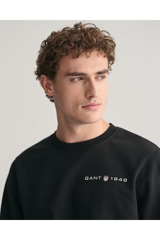 Gant Erkek Sweatshırt 2003243-005 2003243-005 Siyah Siyah