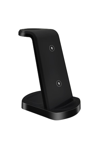 Geeksen "hızlı Şarj 3'lü Kablosuz Şarj İstasyonu - İphone, Saat Ve Kulaklık Uyumlu"