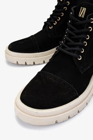 Valmenti Erkek Hakiki Deri Siyah Nubuk Casual Bot 352 21611 Erk Bot Sk24-25 Sıyah Nbk Siyah Nubuk