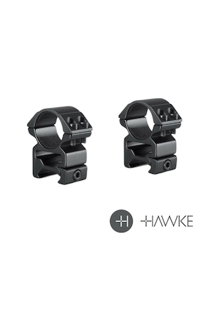 Hawke 22114 Dürbün Montajı 25.4mm Weaver Ray Yüksek Profil Siyah