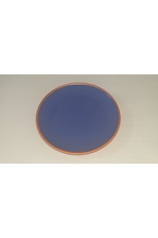 Seramik Sunum Tabağı 18 Cm Lacivert 6 Adet