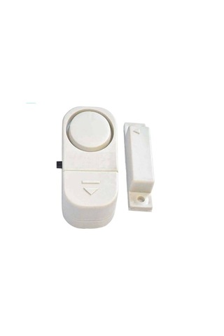 Büro Ev Ofis İçin 2 Adet Kapı Pencere Alarmı Seti Gri