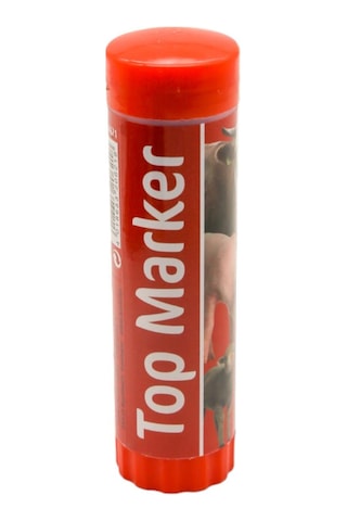 Top Marker Hayvan İşaretleme Kalemi Kırmızı Diğer