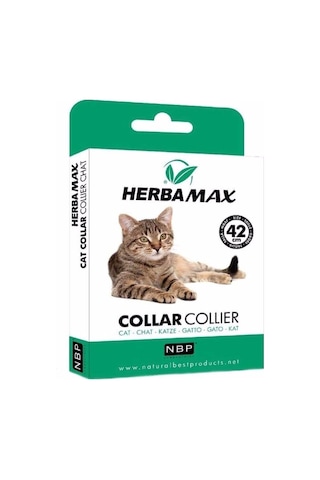 Herba Max Kedi Bit Pire Dış Parazit Tüy Ve Deri Bakım Tasması 42cm
